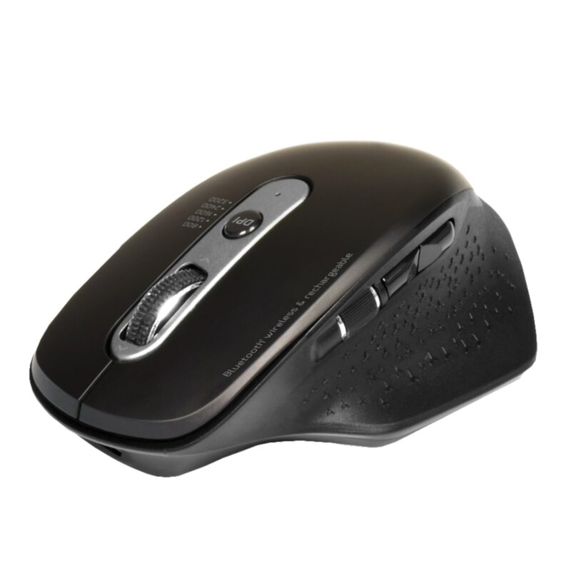 PORT CONNECT BLUETOOTH WIRELESS AND RECHARGEABLE EXECUTIVE MOUSE - BLACK | 900716 - Image 2