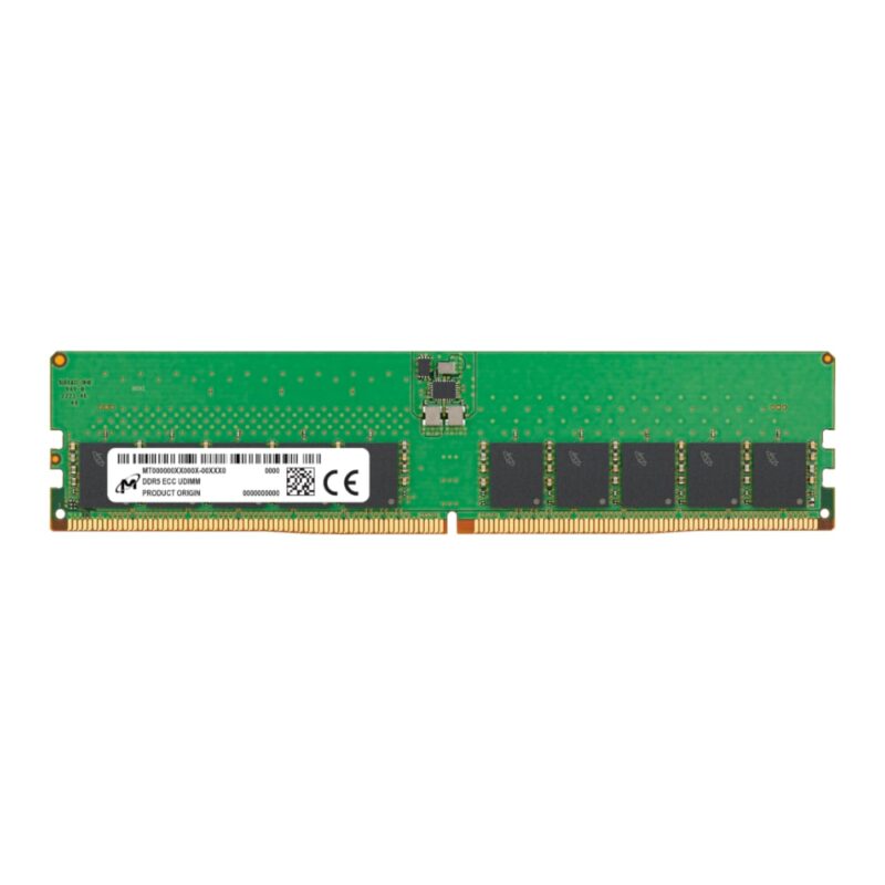 Modus Systems | Micron | Micron MTC20C2085S1EC48BA1R 32GB 4800MHz DDR5 ECC CL40 UDIMM Memory