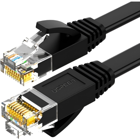 Modus Systems | Ugreen | UGREEN NW102 Cat6 U/UTP Flat Ethernet Cable 1m - Black