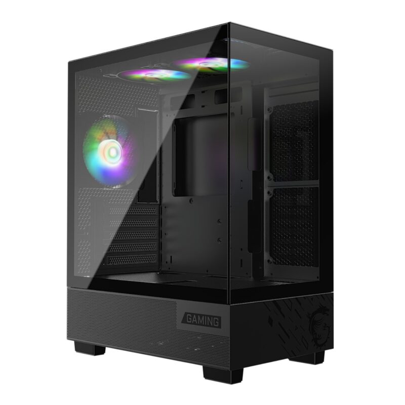 Modus Systems | MSI | MSI PAG PANO M110A Micro-ATX Gaming Chassis – Black