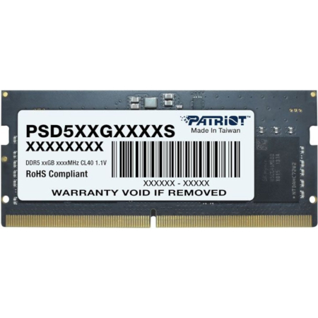 Modus Systems | Patriot | Patriot Signature Line 16GB 5600MHz DDR5 SODIMM Notebook Memory